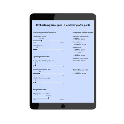 Ipad beregner