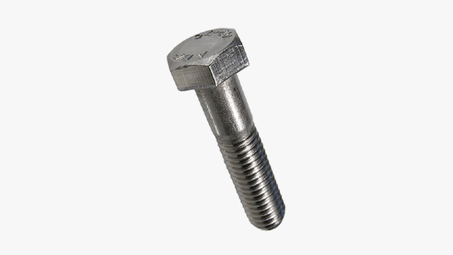 Rustfri bolt med hex sekskanthoved