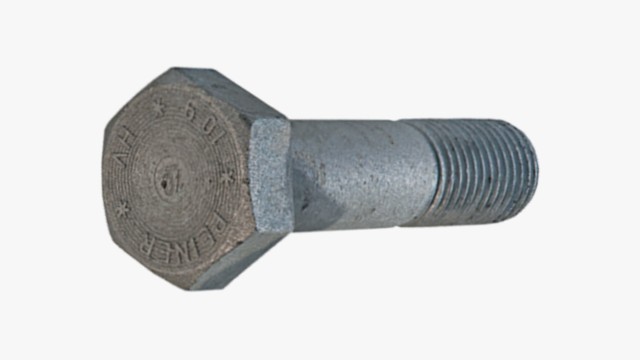galvaniseret højstyrke bolt
