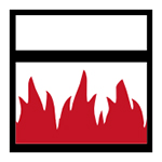 Brandtest symbol