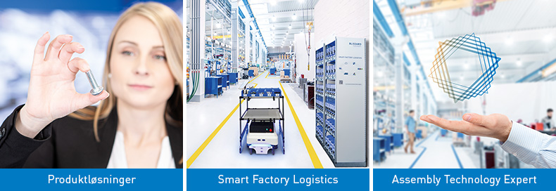 Produktløsninger, Smart Factory Logistics, Assembly Technology Expert 
