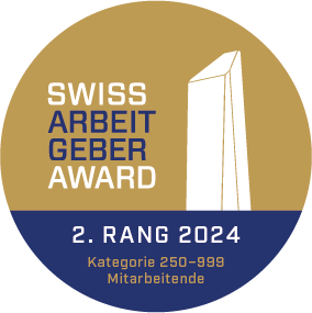 Bossard auf 2. Platz beim Swiss Arbeitgeber Award 2024