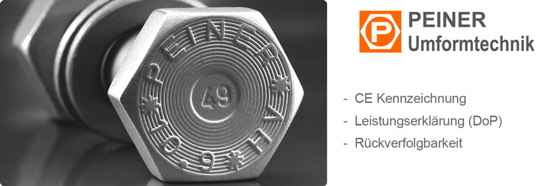 Hochfest vorspannbare Garnituren von Peiner