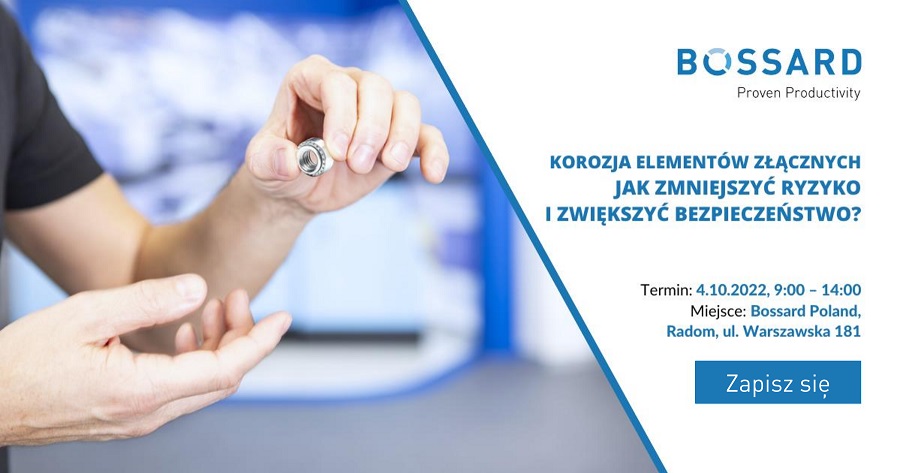 Korozja elementów złącznych banner
