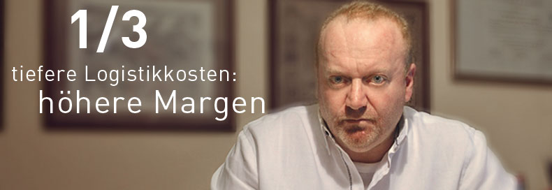 1/3 tiefere Logistikkosten