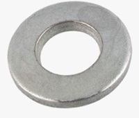 Conical spring washer with mechanical zinc plating