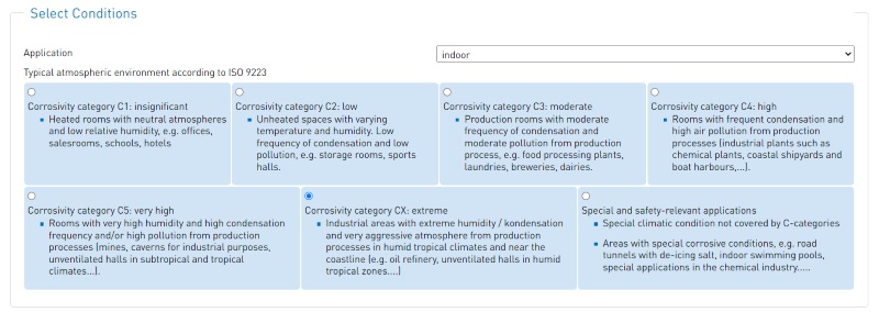 Preview Selector Tool Corrosion Protection Coatings