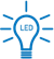 LED lys