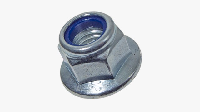 Flangemøtrik med polyamidring