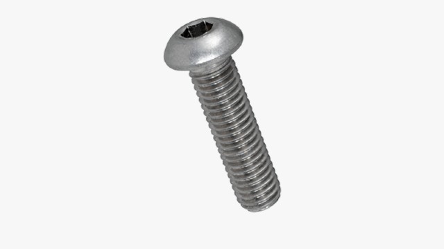 Rustfri bolt rundhoved buttonhead
