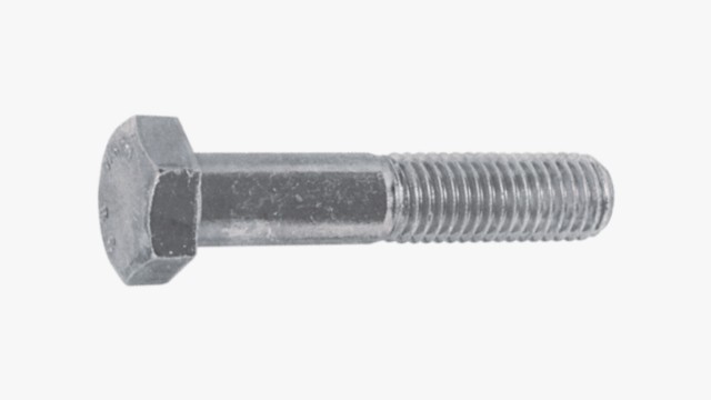 din 931 galvaniseret stålbolt