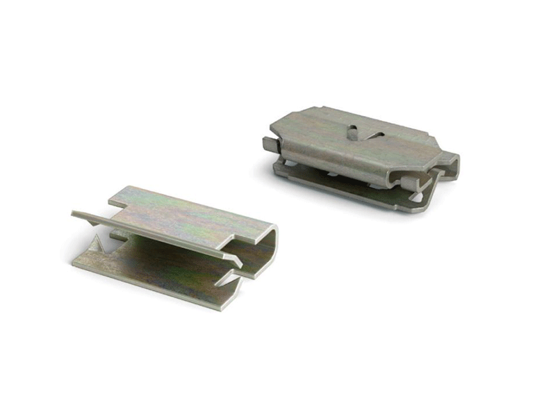 Metallklammern und U-Muttern