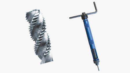 Tools and equipment for wire threaded inserts