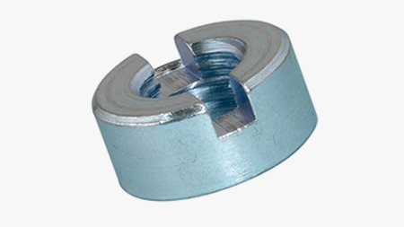 Slotted flat countersunk nuts / Slotted round nuts