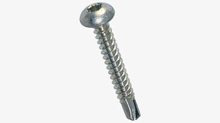Self-drilling screws for metal