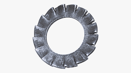 Serrated lock washers / Toothed lock washers