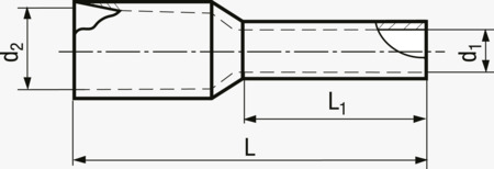 BN 22492 Terminalrør med PP-isolering, til kortslutnings- og jordforbindelsessikre ledninger