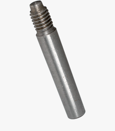 BN 864 Taper pins with thread constant taper length, unhardened, ground