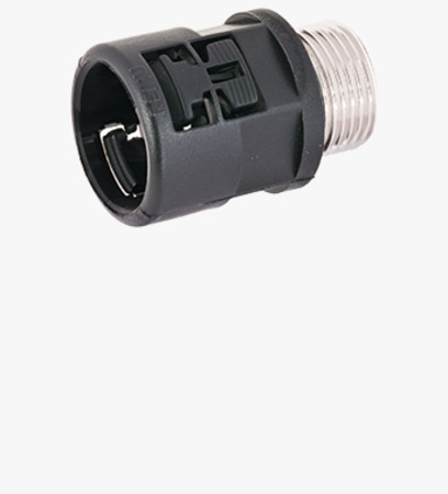 BN 22691 REIKU® PM GOB, Pg Straight connectors with male metal thread