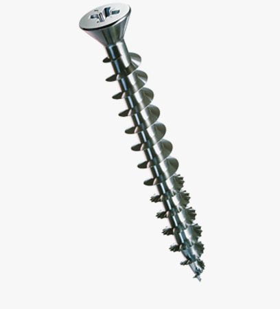 BN 20940 SPAX® Pozi flat countersunk small head chipboard screws form Z, fully threaded
