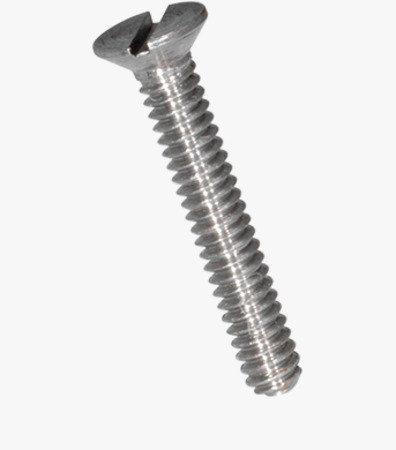 BN 406 Slotted flat countersunk head screws machined