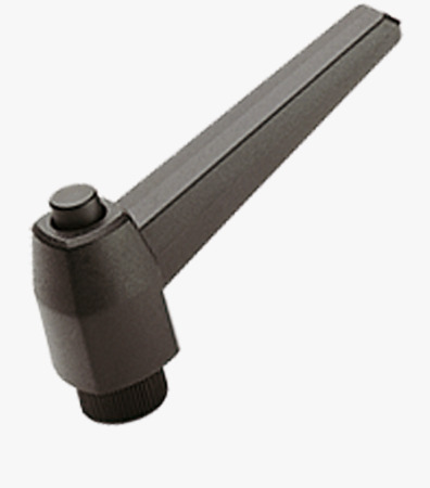 BN 14195 ELESA® MRX-SST Adjustable handles with retaining pin, stainless steel boss and tapped blind hole