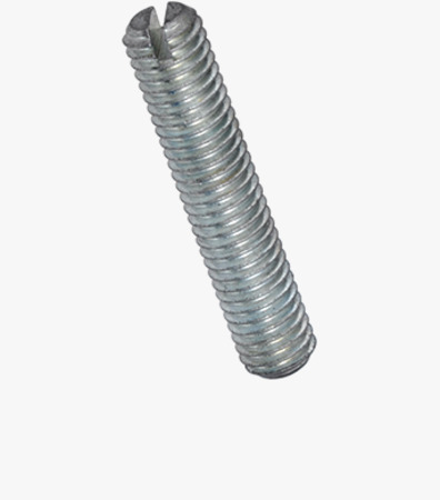 BN 427 Slotted set screws with flat point, chamfered