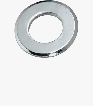 Scheiben mit Fase DIN 125 (ISO 7090), Stahl unveredelt - B 25 mm
