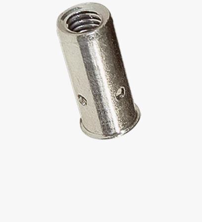 BN 23337 BCT® BM/KS Blind rivet nuts Multigrip round shank, small countersunk head, open end