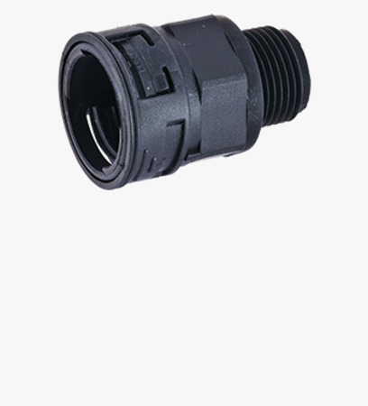BN 22675 REIKU® VP GRB, Pg Straight connectors with integrated seal and male thread