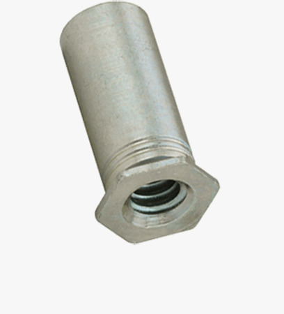 BN 28448 PEM® SO4 Separadores roscados insertables abiertos, con rosca UNC, para acero inoxidable y materiales metálicos