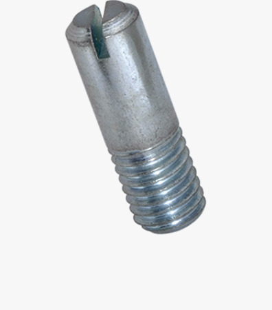 BN 433 Slotted set screws partially threaded with chamfered end