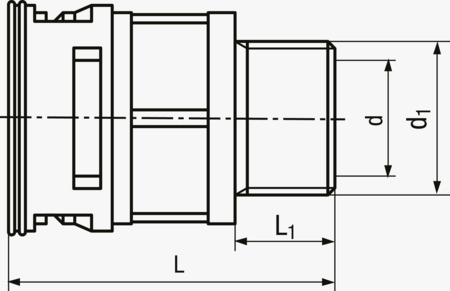 BN 22673 REIKU® VP GRB, metr. Conectores rectos con sellado integrado y rosca exterior