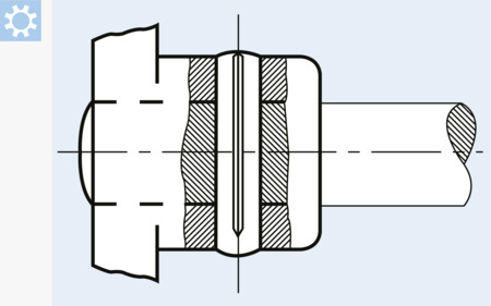 BN 886 Zylinderkerbstifte mit Einführ-Ende