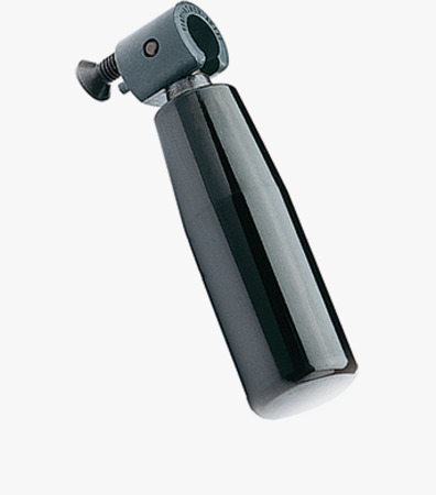 BN 14290 ELESA® IR.407 Fold-away handles with double guide stud, steel black-oxide