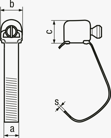 BN 20557 MIKALOR Šnekové hadicové spony pro nízký tlak