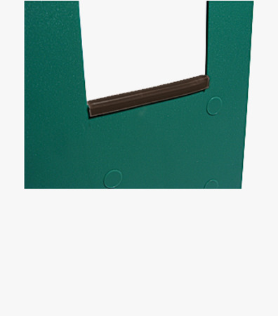 BN 20307 Panduit® Perfil salvacables adhesivo con bordes con bordes de pared sólida resistente a la intemperie
