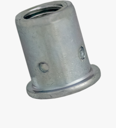 BN 25046 BCT® BS/FK Blind rivet nuts Micro round shank, flat head, open end