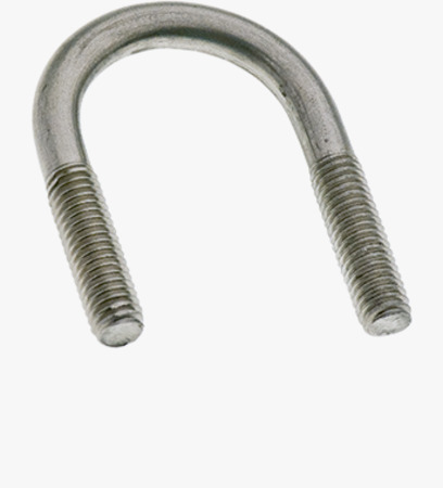 BN 33028 U-Bolts round bent without nut and washer