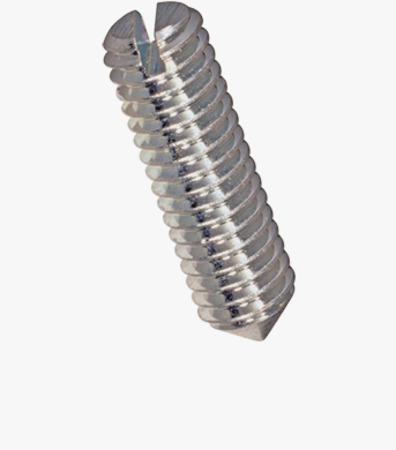 BN 428 Slotted set screws with cone point