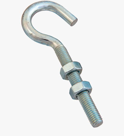 BN 54209 Clothesline hooks with metric thread and two hex nuts
