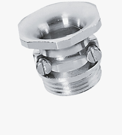 BN 22197 JACOB® FAVORIT Pressure screws with Pg thread and strain relief clamp with bending protection