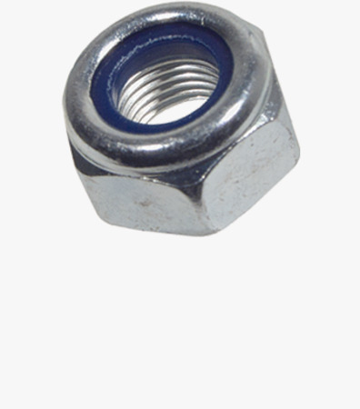 BN 163 Prevailing torque type hex lock nuts thin type, metric fine thread, with polyamide insert