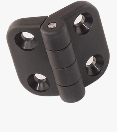 BN 3043 FASTEKS® FAL Hinges with pass-through holes for countersunk head screws, no hang-out possibility
