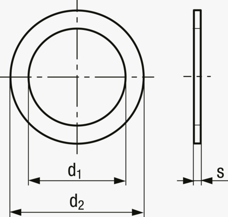 BN 22133 JACOB® Tlakové kroužky pro metrické řady
