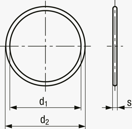 BN 22129 JACOB® O-ring for metric thread
