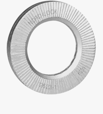 BN 14044 NORD-LOCK® NL SC Wedge lock washers adhered in pairs for HV screws