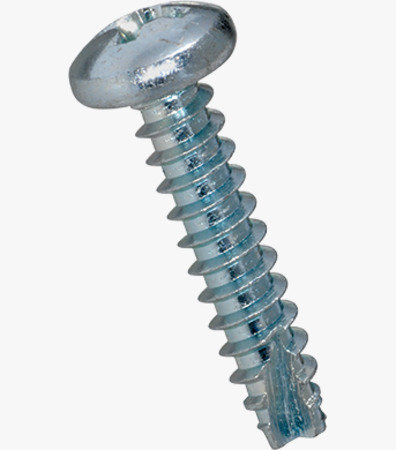 BN 1016 Phillips pan head thread cutting screws form H, with tapping screw thread type 1