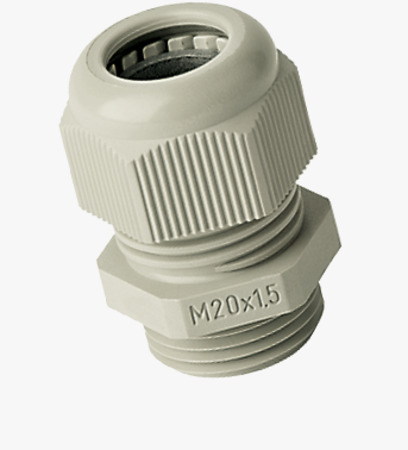 BN 22072 JACOB® PERFECT Cable glands with metric thread through self-extinguishing polyamide