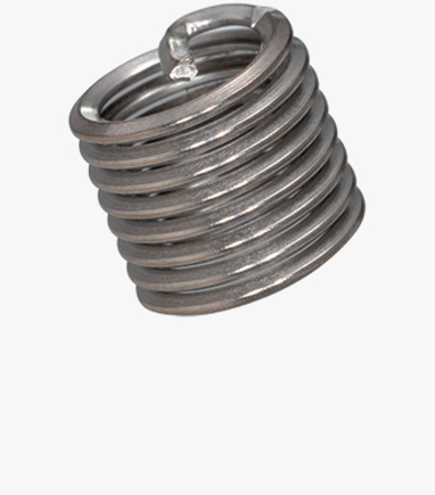 BN 910 AMECOIL® SR Wire threaded inserts with tang with free running thread